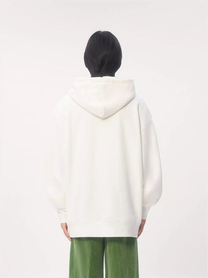 CHEZ PRINTED COTTON HOOD