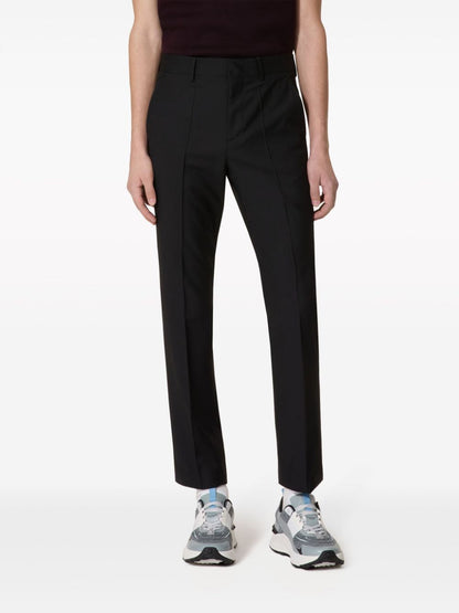 WOOL AND MOHAIR TROUSERS