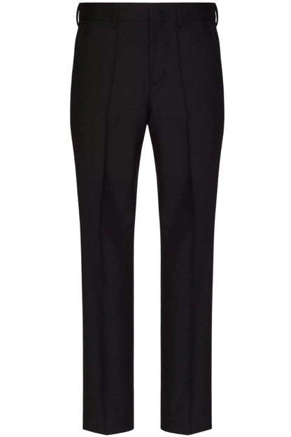 WOOL AND MOHAIR TROUSERS
