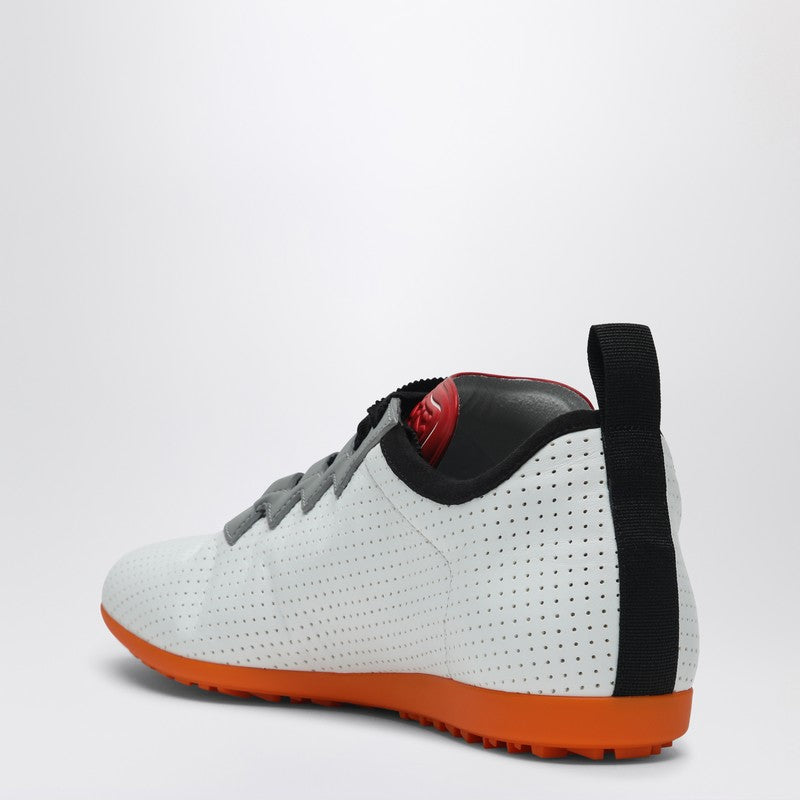 White perforated nappa leather Chromathon Sneaker