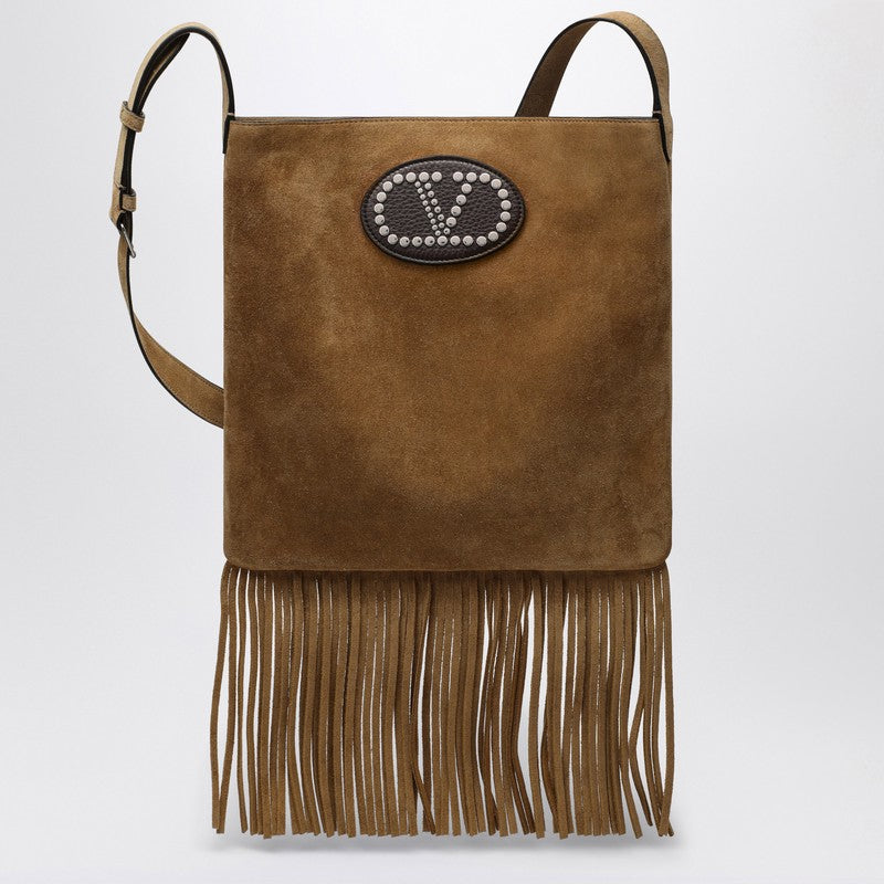 Beige suede Nellcôte bag