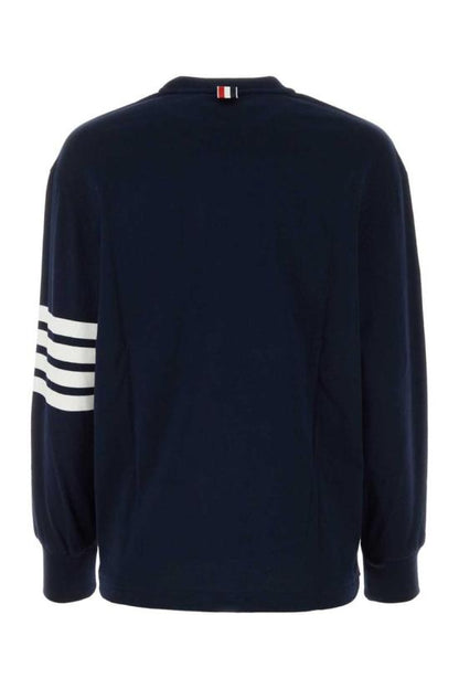DIAGONAL ARMBAND COTTON LONG SLEEVE T-SHIRT