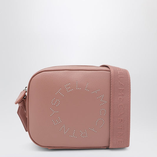 Logo crossbody camera bag pink
