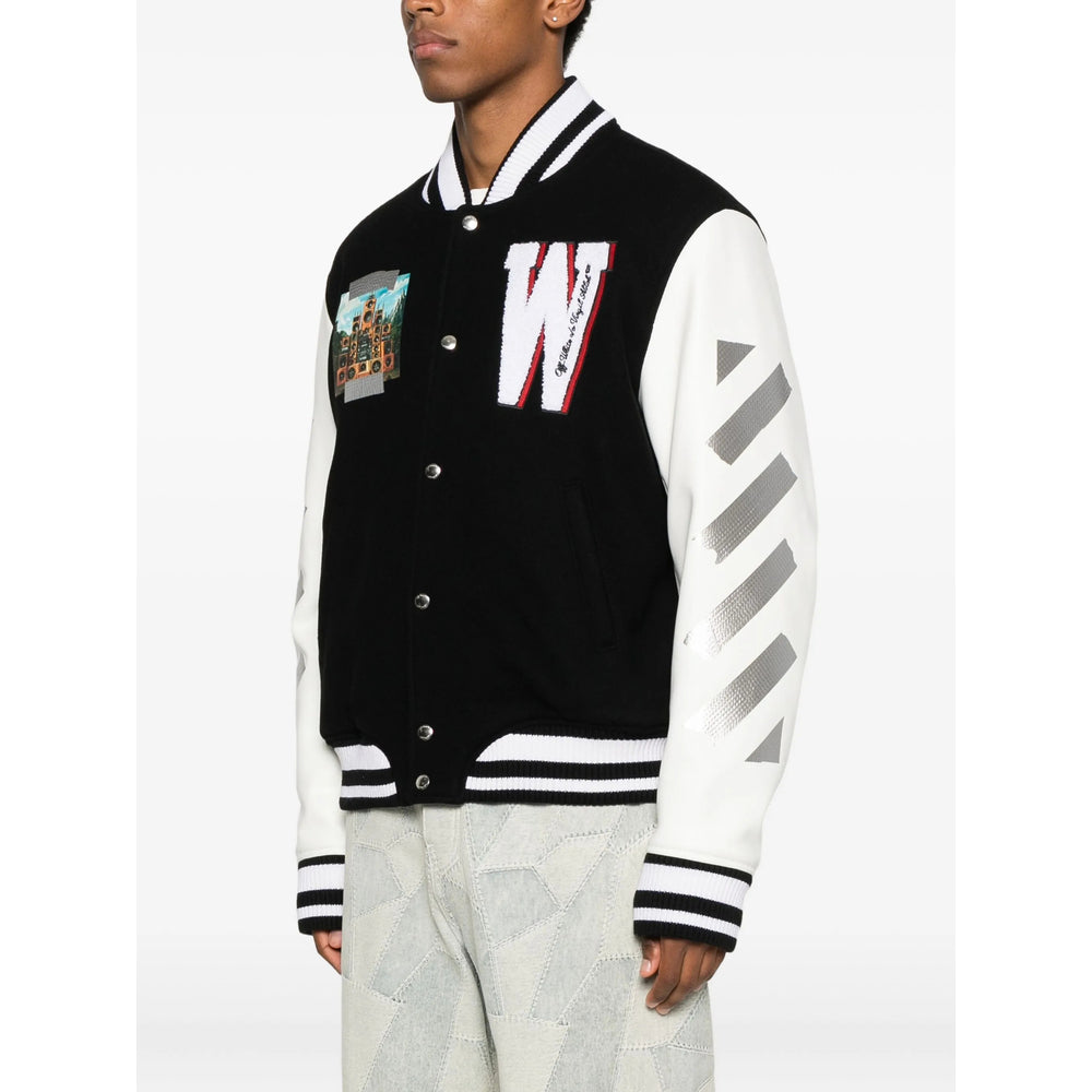 Leather Outerwear Off-white