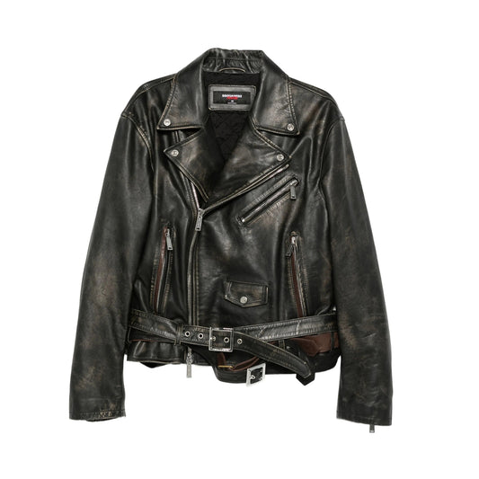 Leather Outerwear Dsquared2