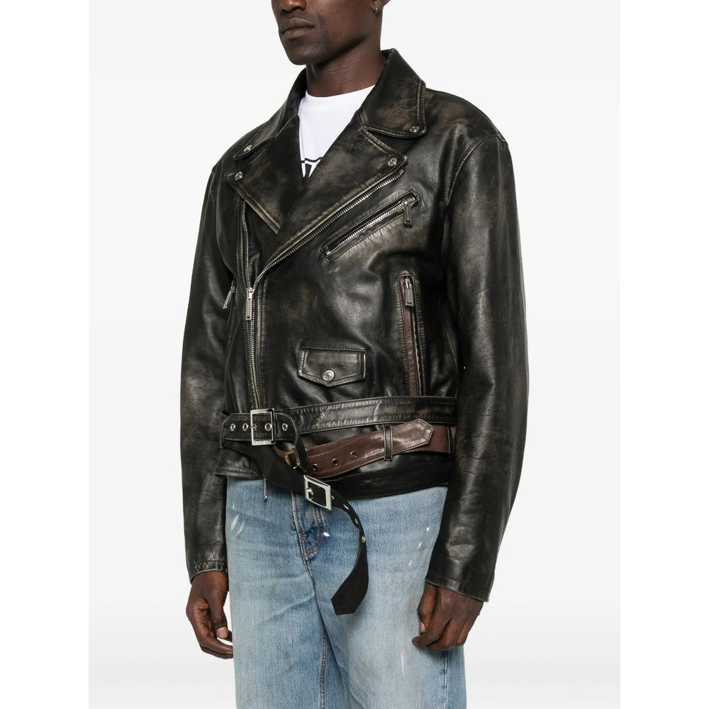 Leather Outerwear Dsquared2