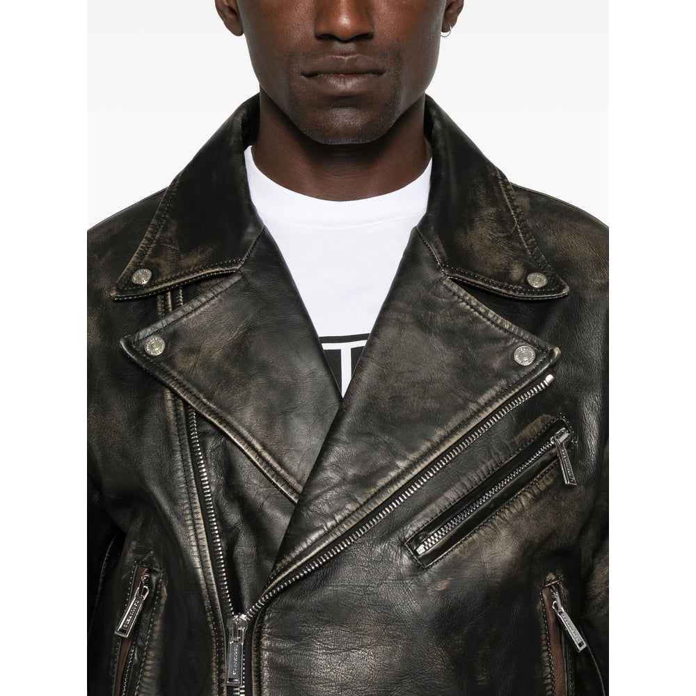 Leather Outerwear Dsquared2