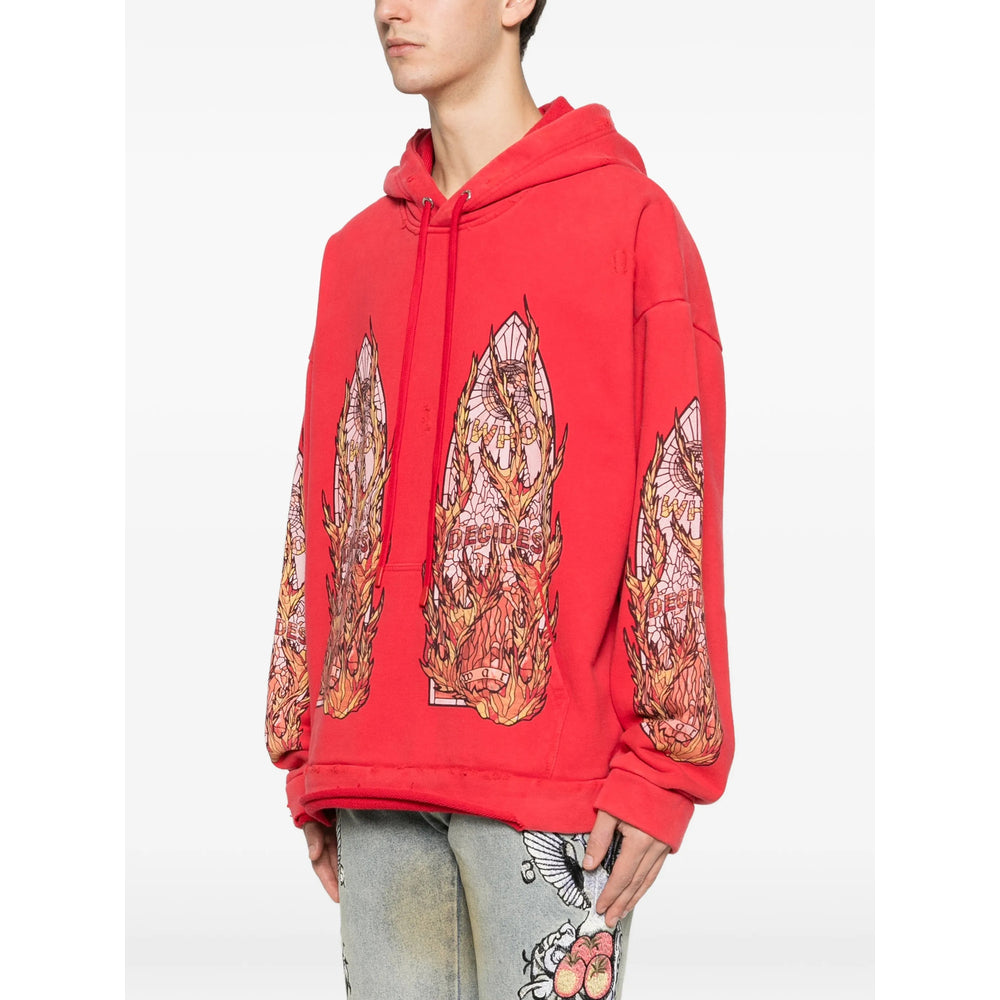 Sweatshirt Who Decides War