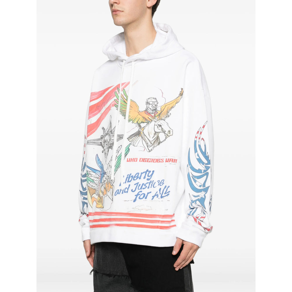 Sweatshirt Who Decides War