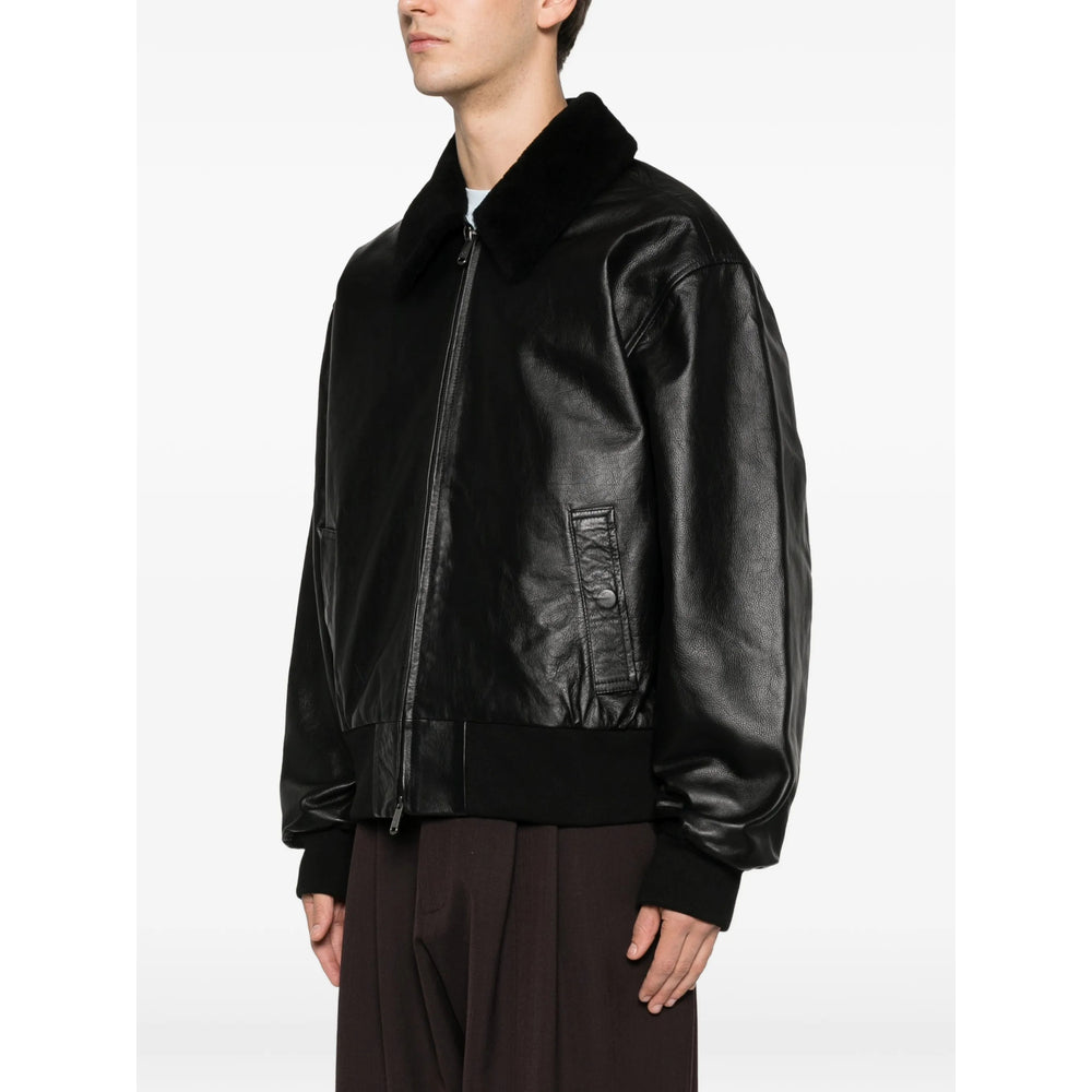 Leather Outerwear Calvin Klein