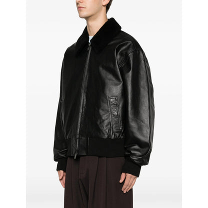 Leather Outerwear Calvin Klein