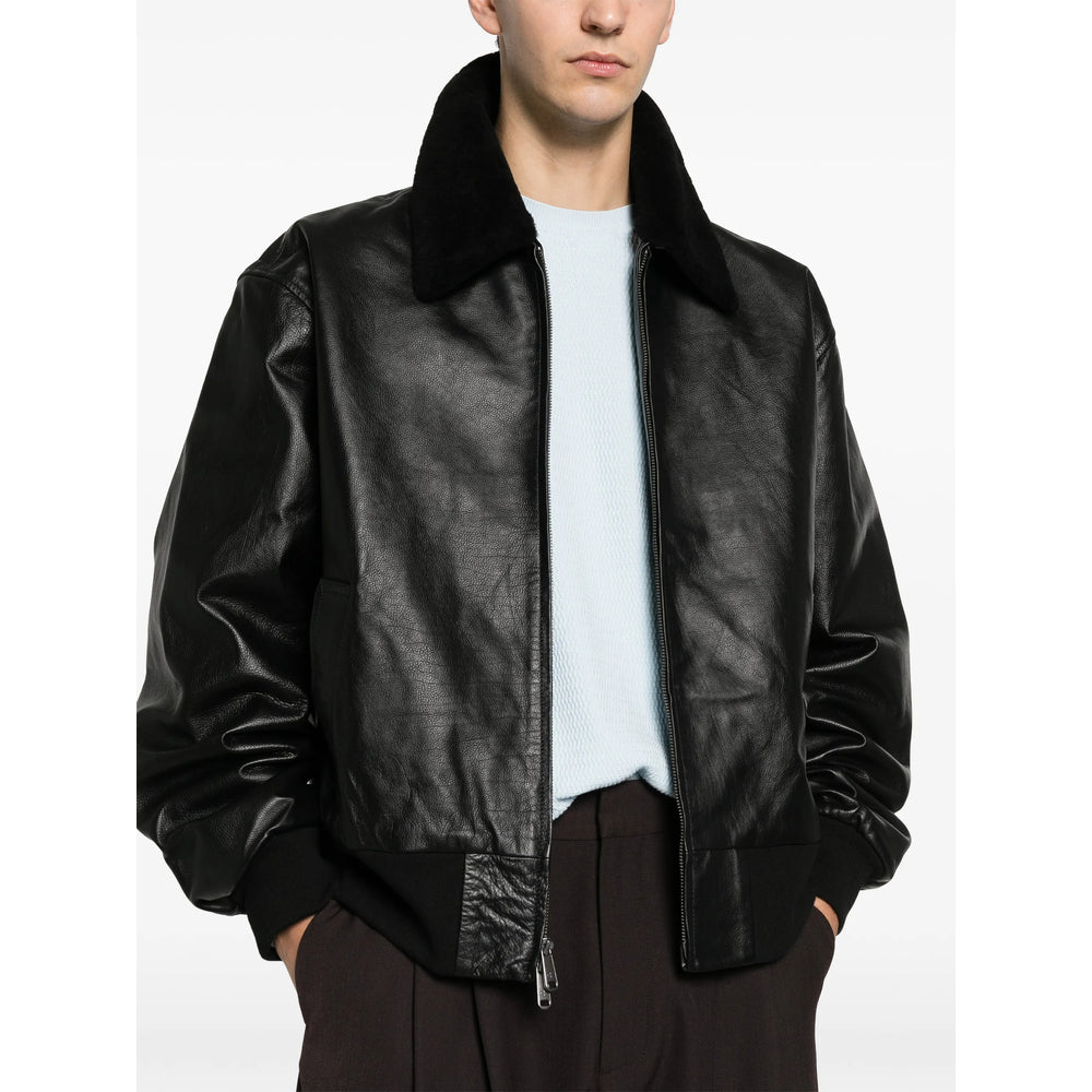 Leather Outerwear Calvin Klein