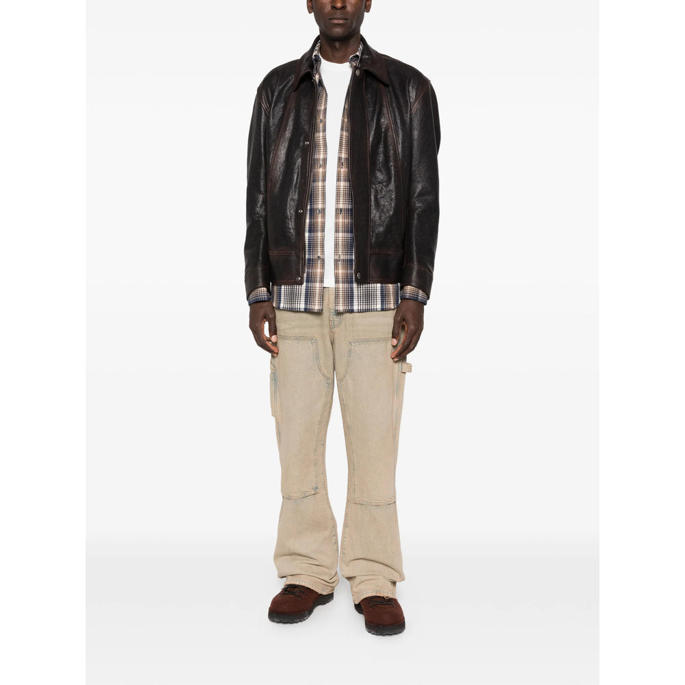 Leather Outerwear Golden Goose