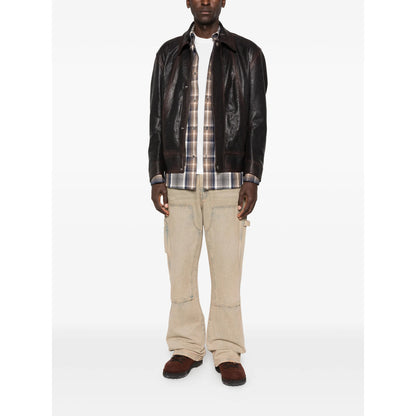 Leather Outerwear Golden Goose