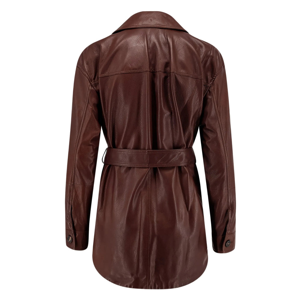 Leather Outerwear Brunello Cucinelli