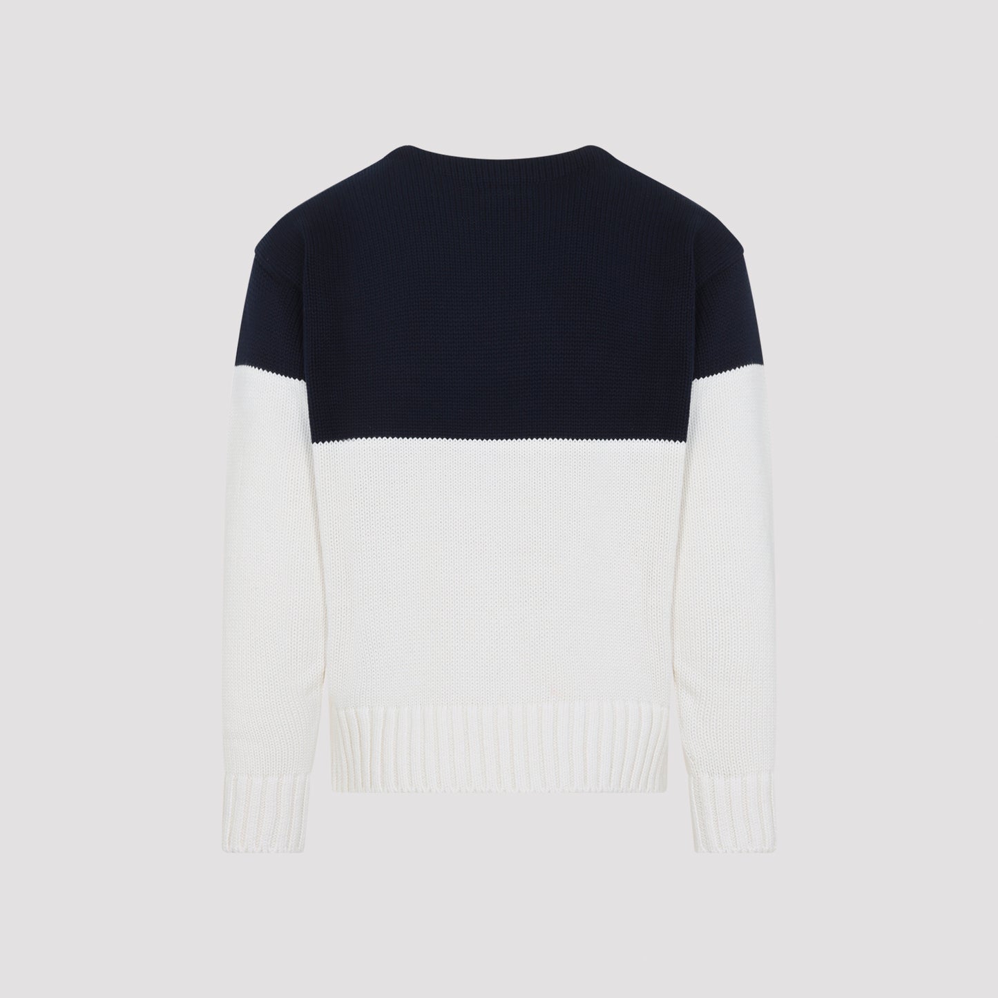 Classic Charmain Navy Blue Cotton Long Sleeves Pullover