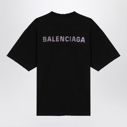 Balenciaga Back Black Jersey T-shirt
