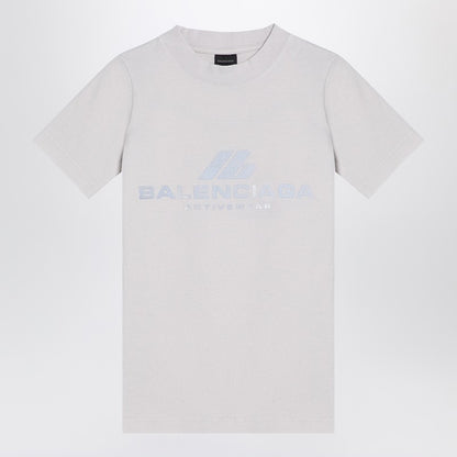 White Activewear T-Shirt In Stretch Jersey