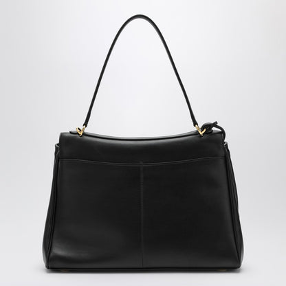 Smooth Black Calfskin Medium Rodeo Bag