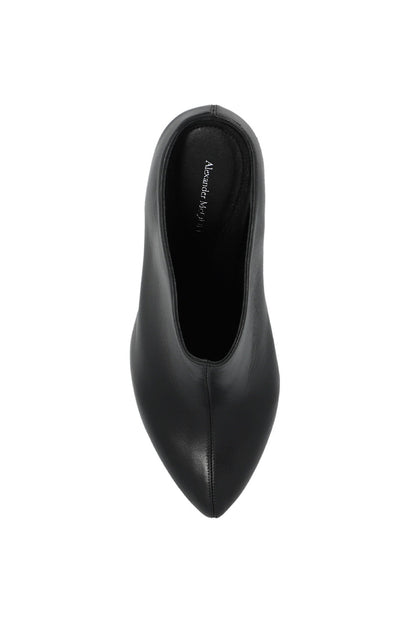 High Heeled Edge Platform Mules