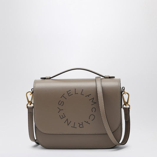 Shoulder Bag With Moss Coloured Logo