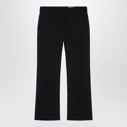 Black Tailored Trousers In Wool