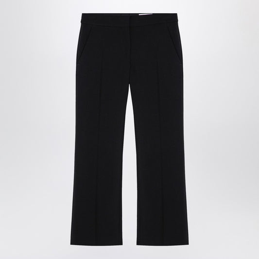 Black Tailored Trousers In Wool