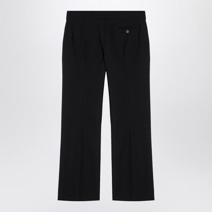Black Tailored Trousers In Wool