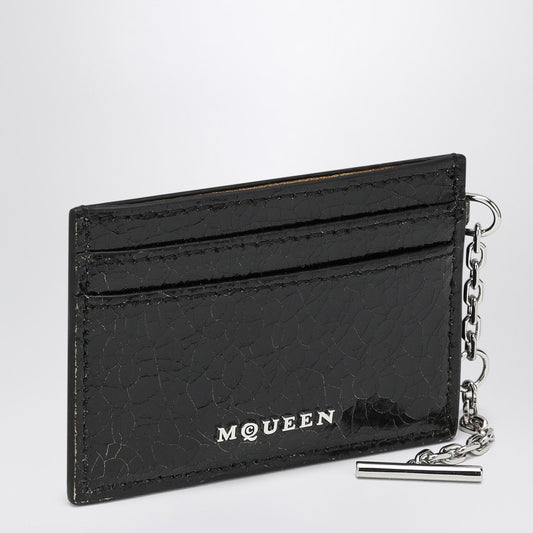 T-Bar Credit Card Holder Black/caramel