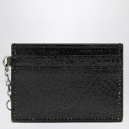 T-Bar Credit Card Holder Black/caramel