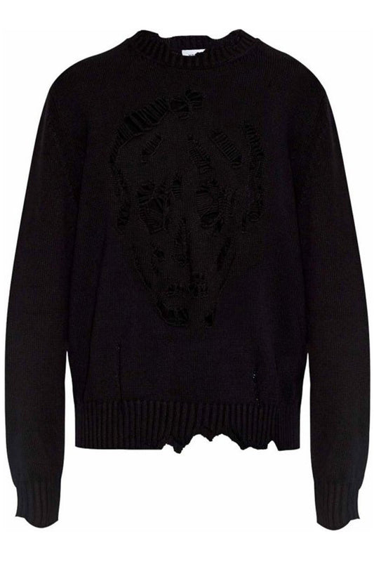 Distressed Skull Jumper