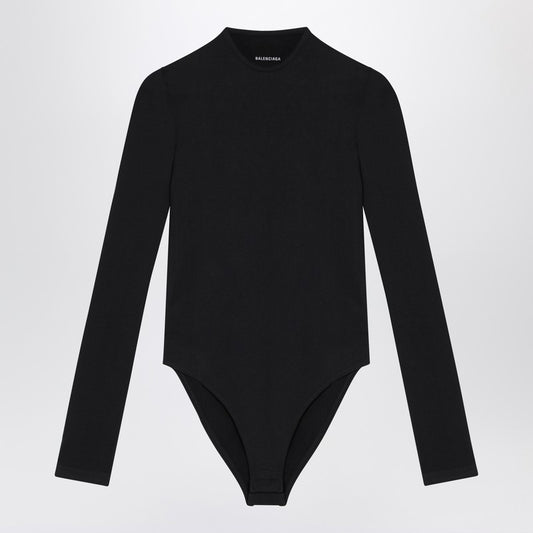 Black Nylon Bodysuit