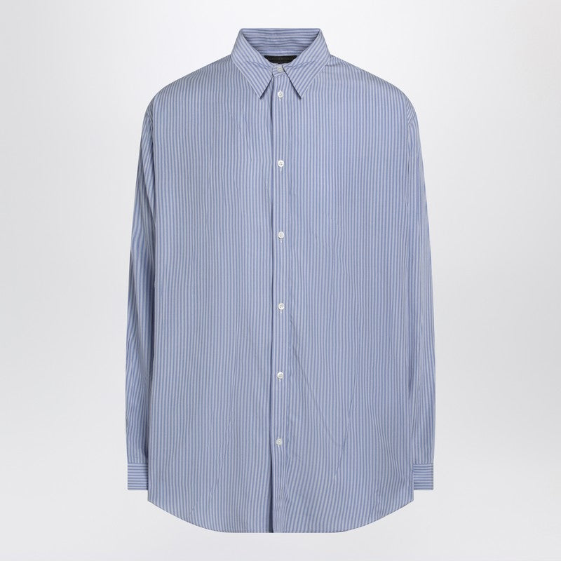 Fluid Blue Striped Shirt