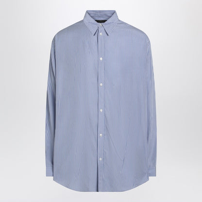 Fluid Blue Striped Shirt