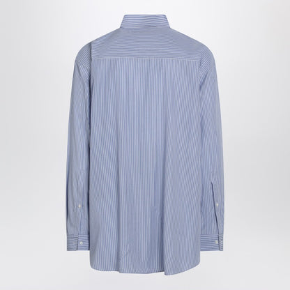 Fluid Blue Striped Shirt