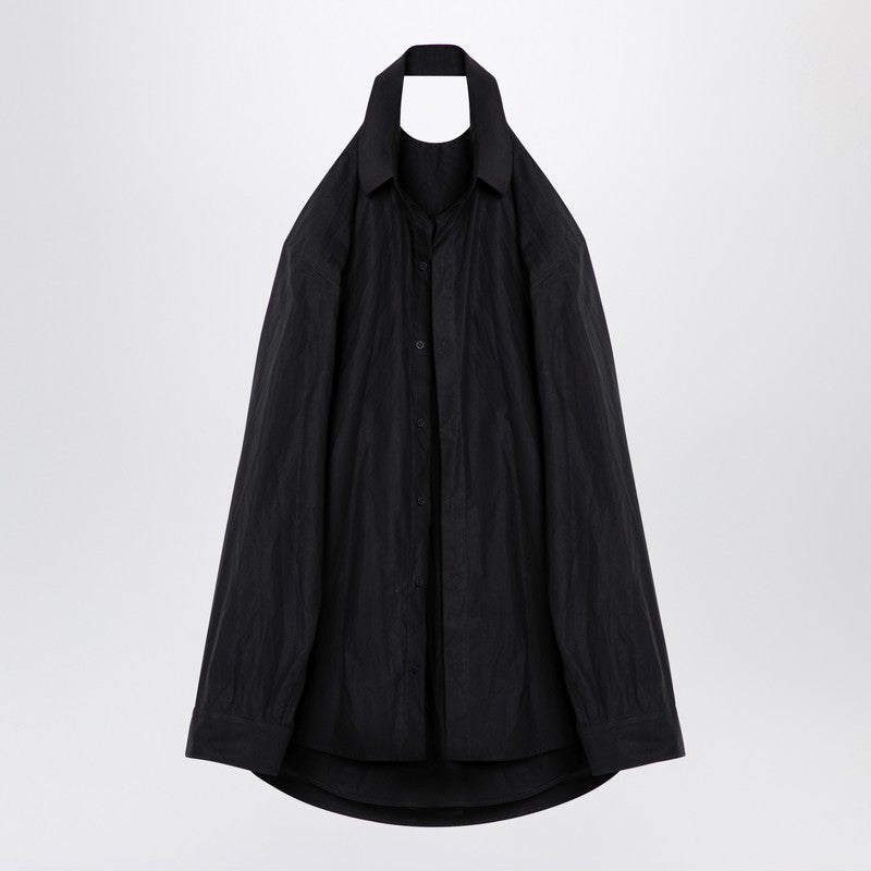 Black Suspended Shirt Effect Dress
