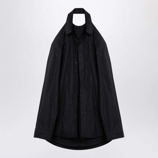 Black Suspended Shirt Effect Dress