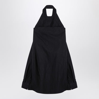 Black Suspended Shirt Effect Dress