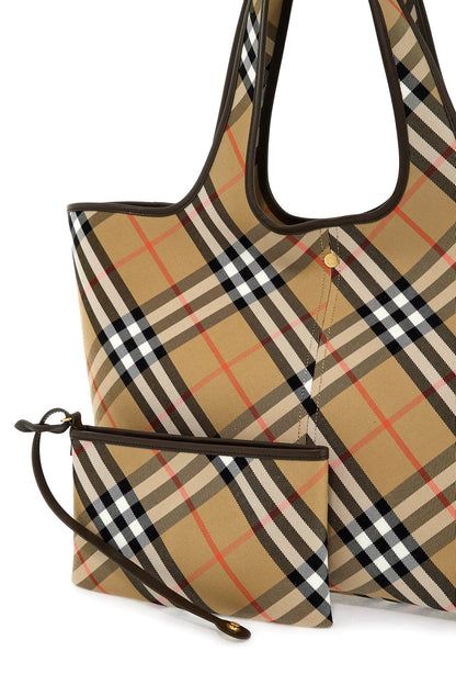 MEDIUM CHECK TOTE BAG