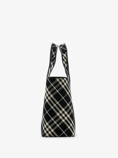 MEDIUM CHECK TOTE BAG