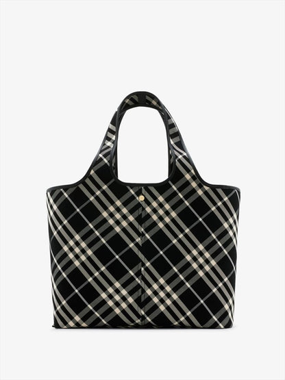 MEDIUM CHECK TOTE BAG