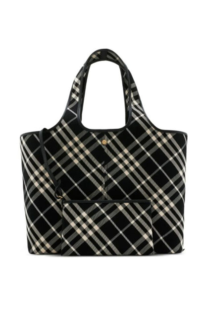 MEDIUM CHECK TOTE BAG