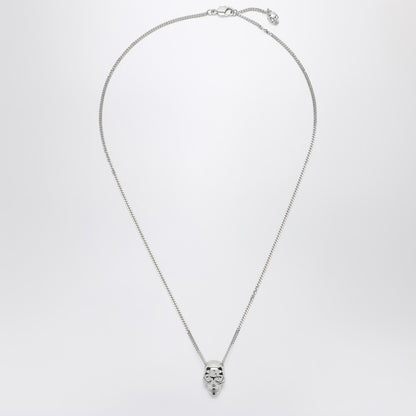 Skull Necklace In Palladium