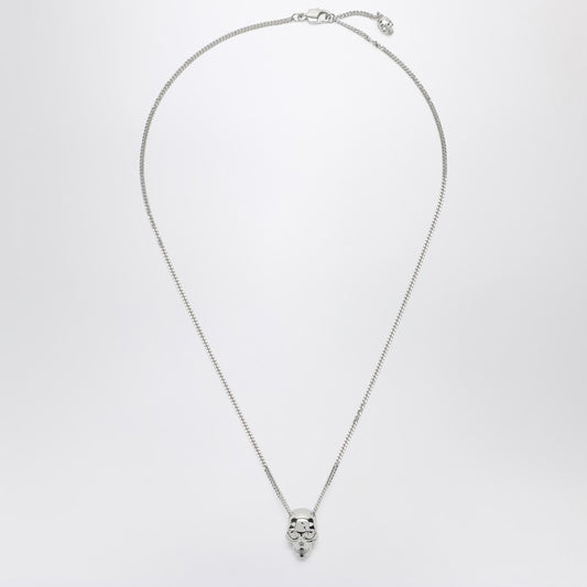 Skull Necklace In Palladium