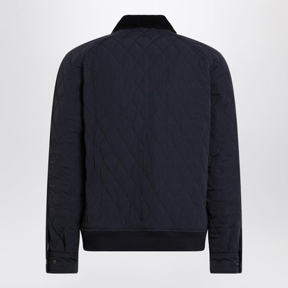 Quilted Jacket Navy Blue In Nylon