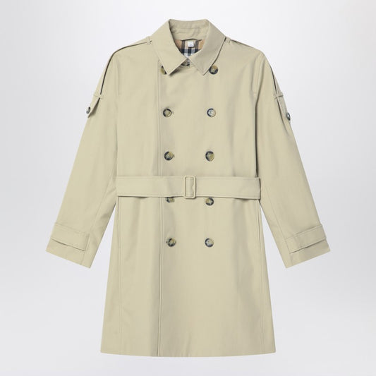 Double-breasted Trench Coat With Belt