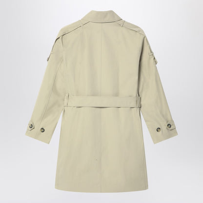 Double-breasted Trench Coat With Belt