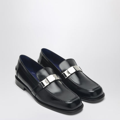 Mocassino Tower Black In Leather