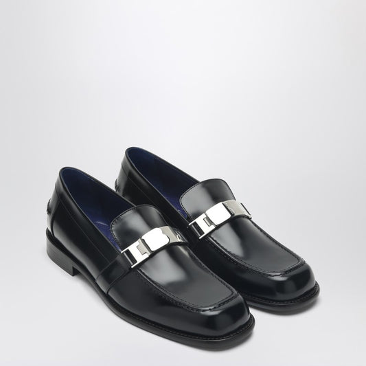 Mocassino Tower Black In Leather