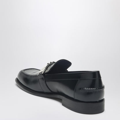 Mocassino Tower Black In Leather
